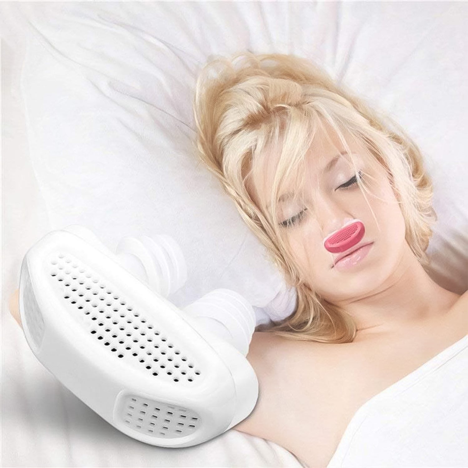 2 In 1 Anti Snoring And Air Purifier Nose Clip Anti Snoring Device (1 Pc  With Plastic Case) 2 In 1 Anti Snoring And Air Purifier Nose Clip Anti Snoring Device (1 Pc  With Plastic Case)